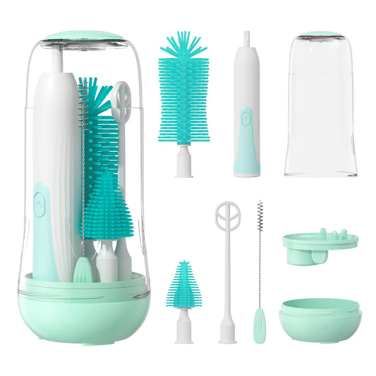 Electric Travel Baby Bottle Brush Set