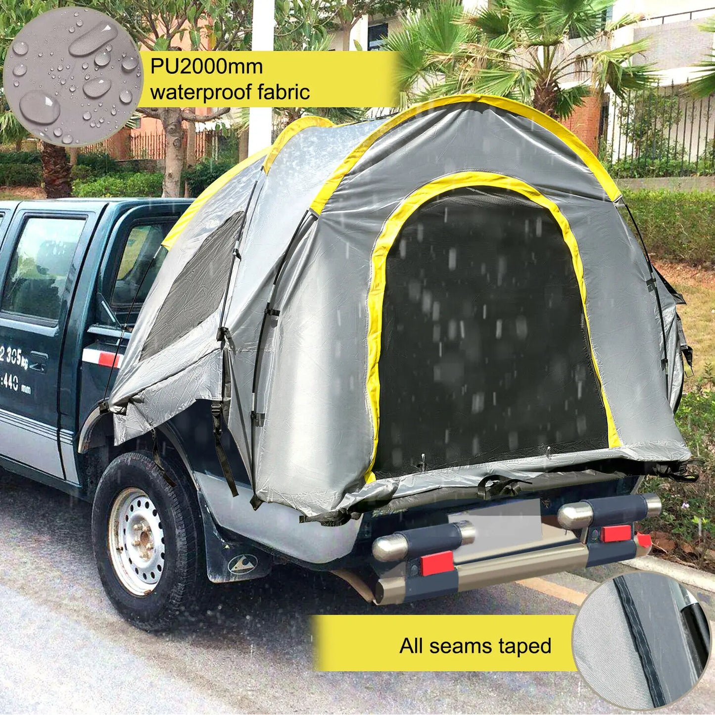 5-8 FT Waterproof Truck Tent Car Bed for Full/Med size