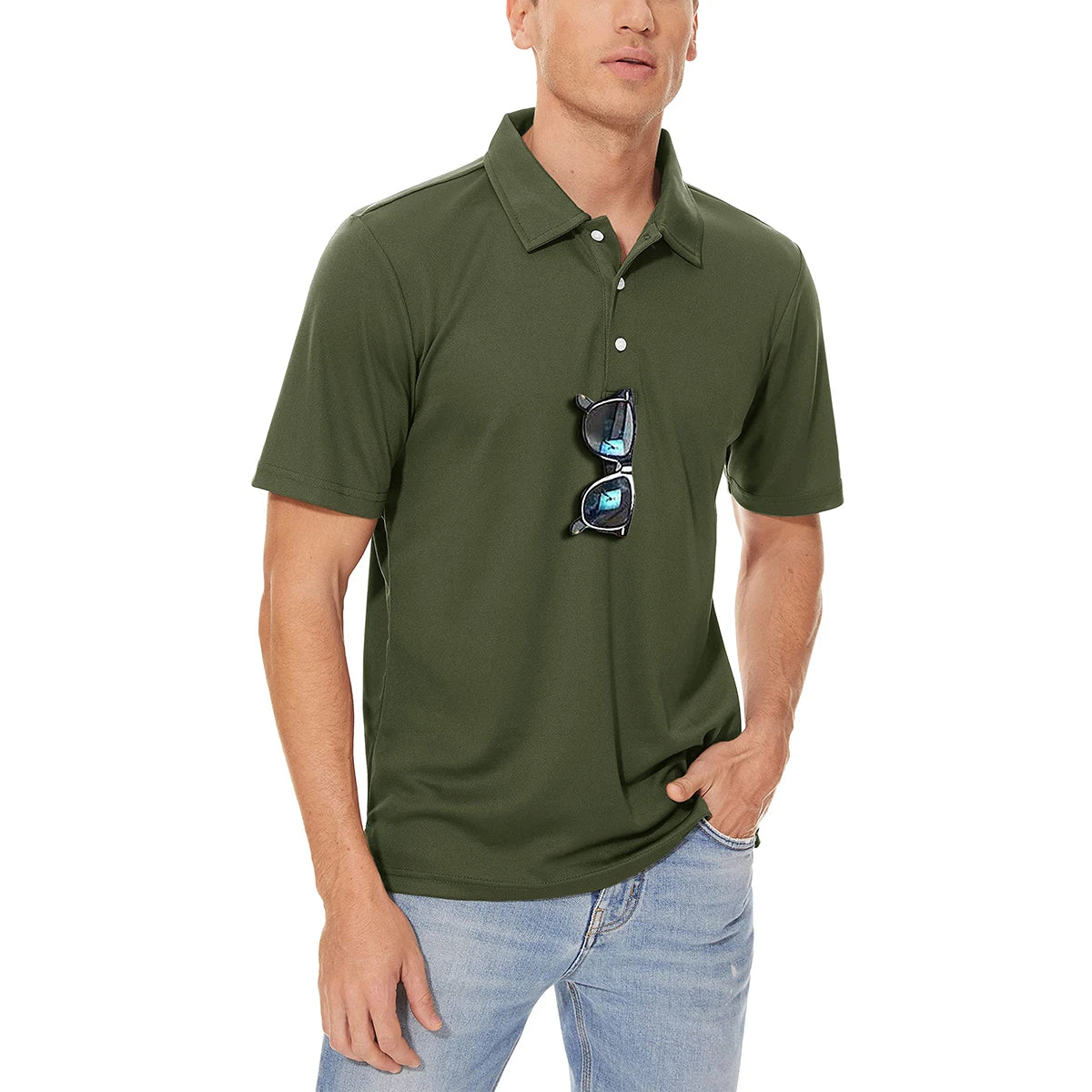 Golf Polo T-shirts Men's Quick Dry