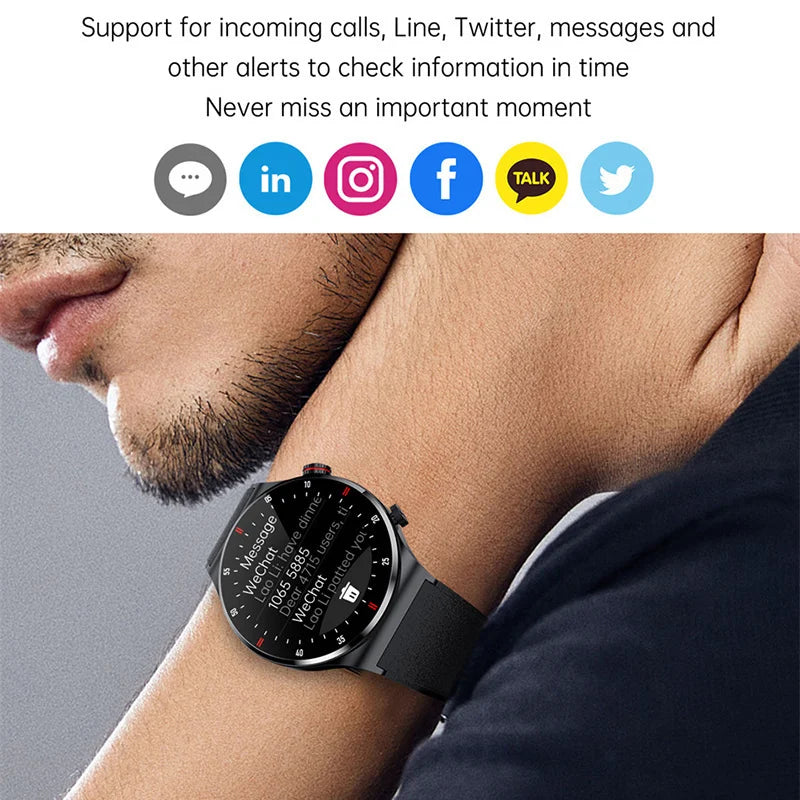 Smart Watch Men Bluetooth Call Health Sleep Monitoring Multiple Sports Mode Waterproof Smartwatch