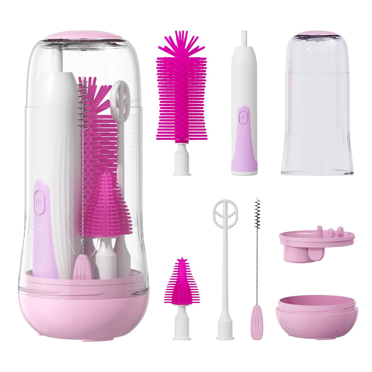 Electric Travel Baby Bottle Brush Set