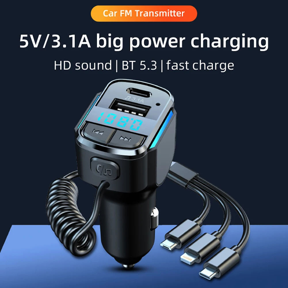 USB Car Charger for iPhone and Android.