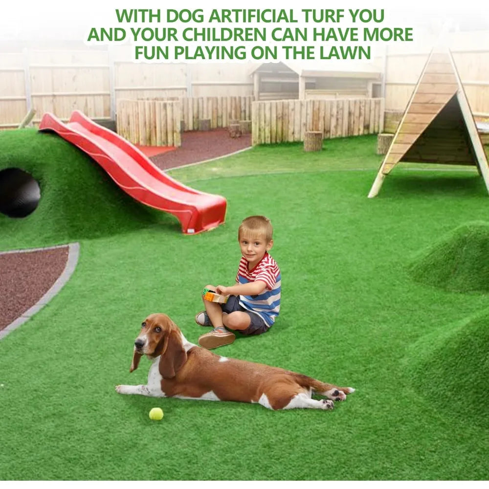 Artificial Grass Turf for Dogs Indoor Outdoor Fake Grass,Customizable Sizes