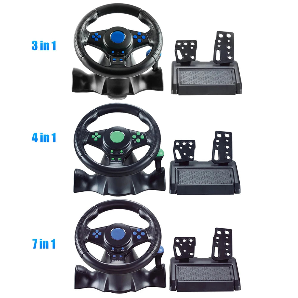 Racing Wheel & Pedals Dual Clutch Launch Control