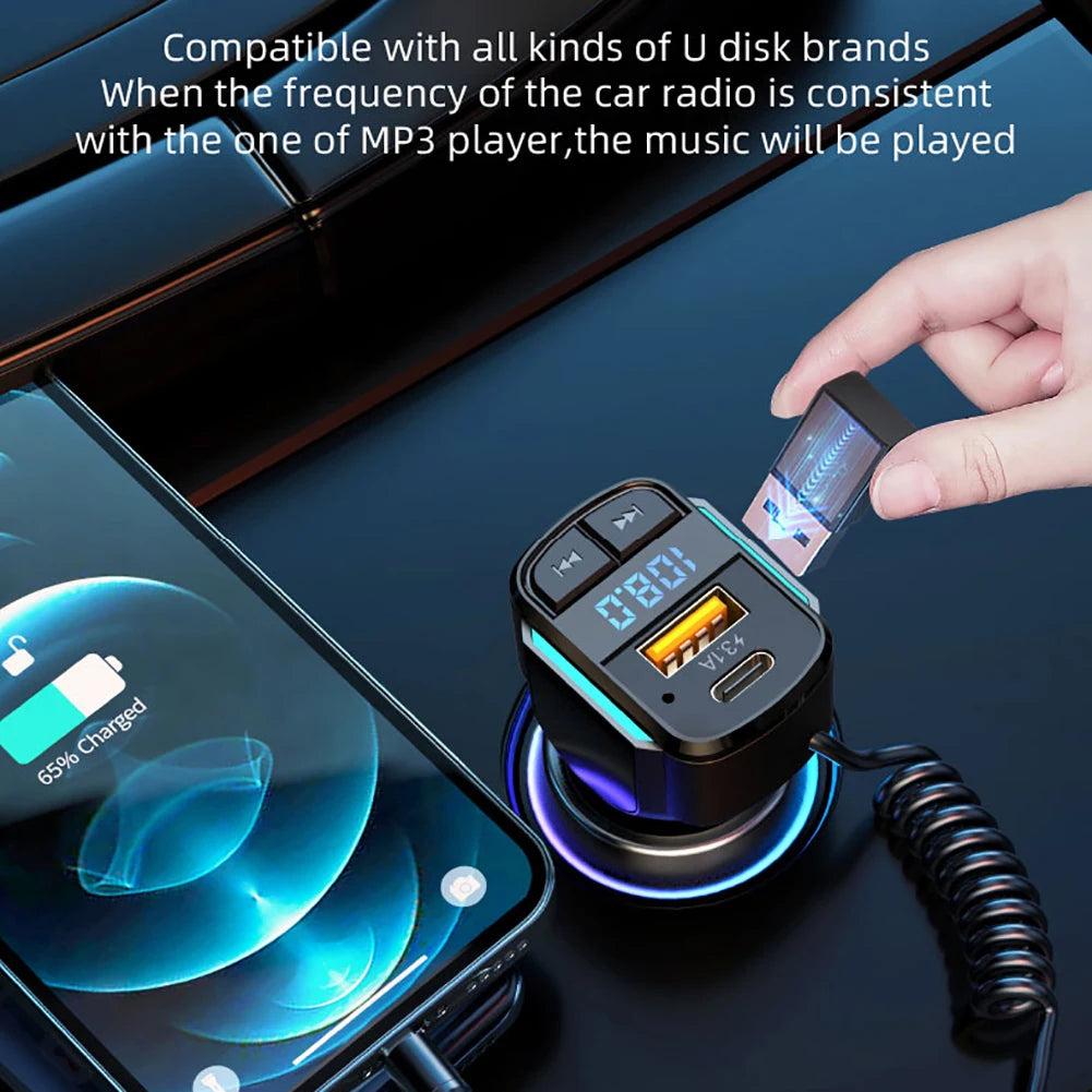 USB Car Charger for iPhone and Android.