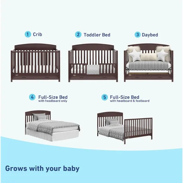 Baby Crib to Toddler Bed