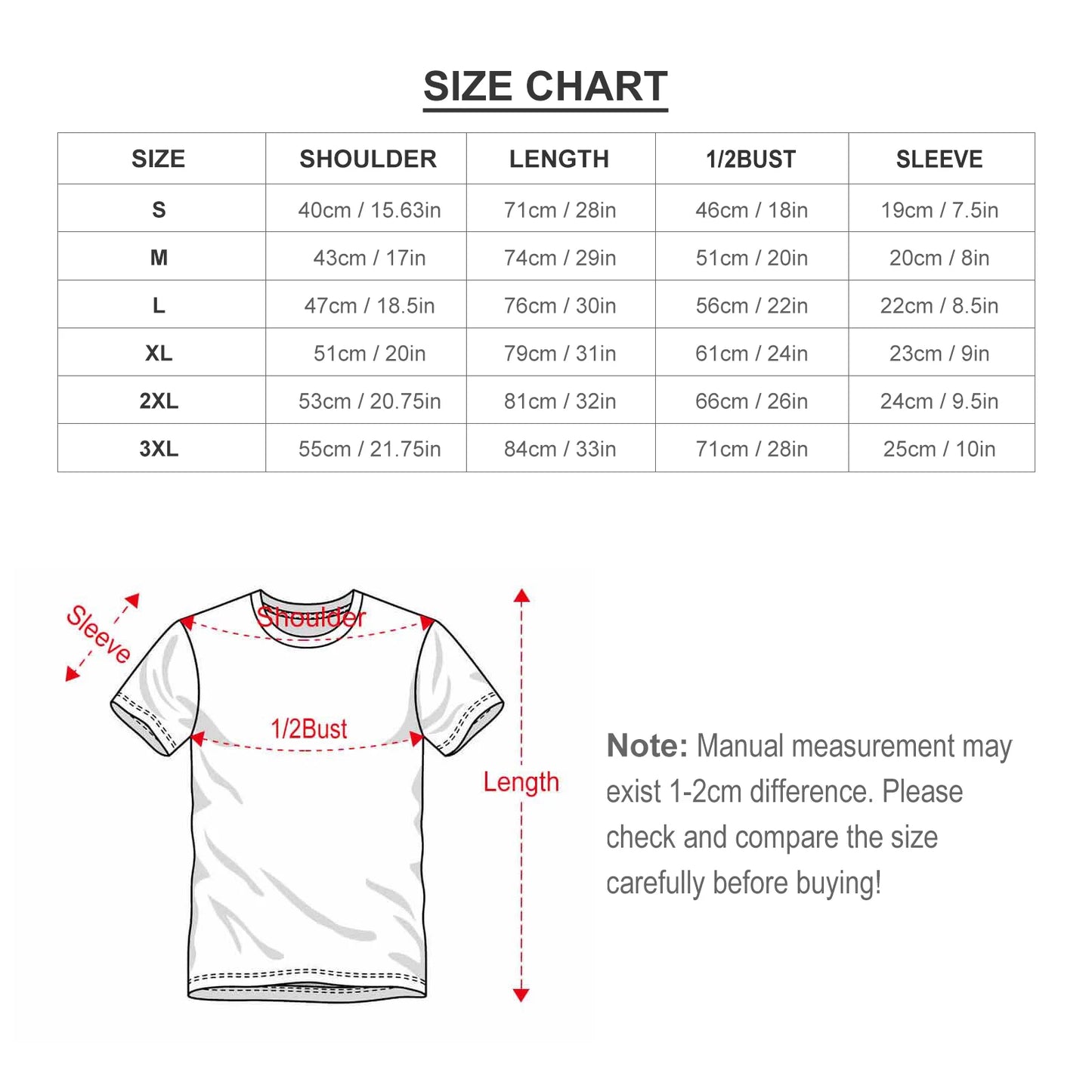 Casual T-shirt for Men's