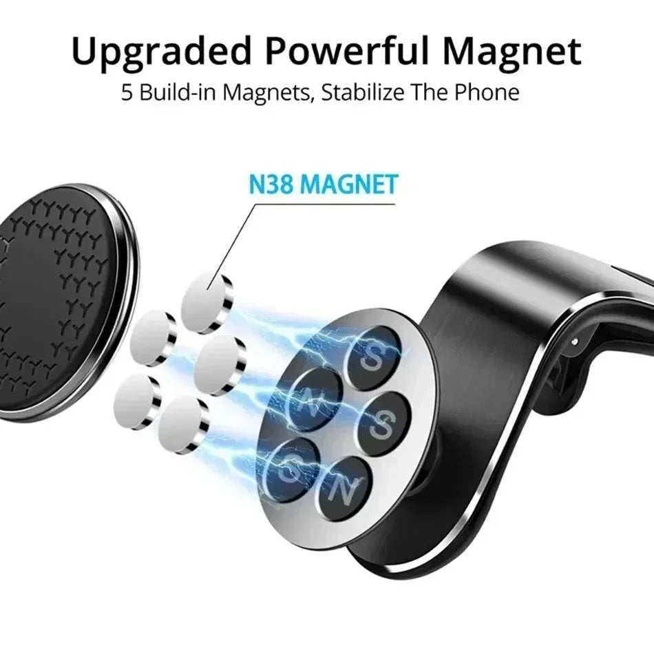 Magnetic Car Phone Holder Stand for iPhone Samsung